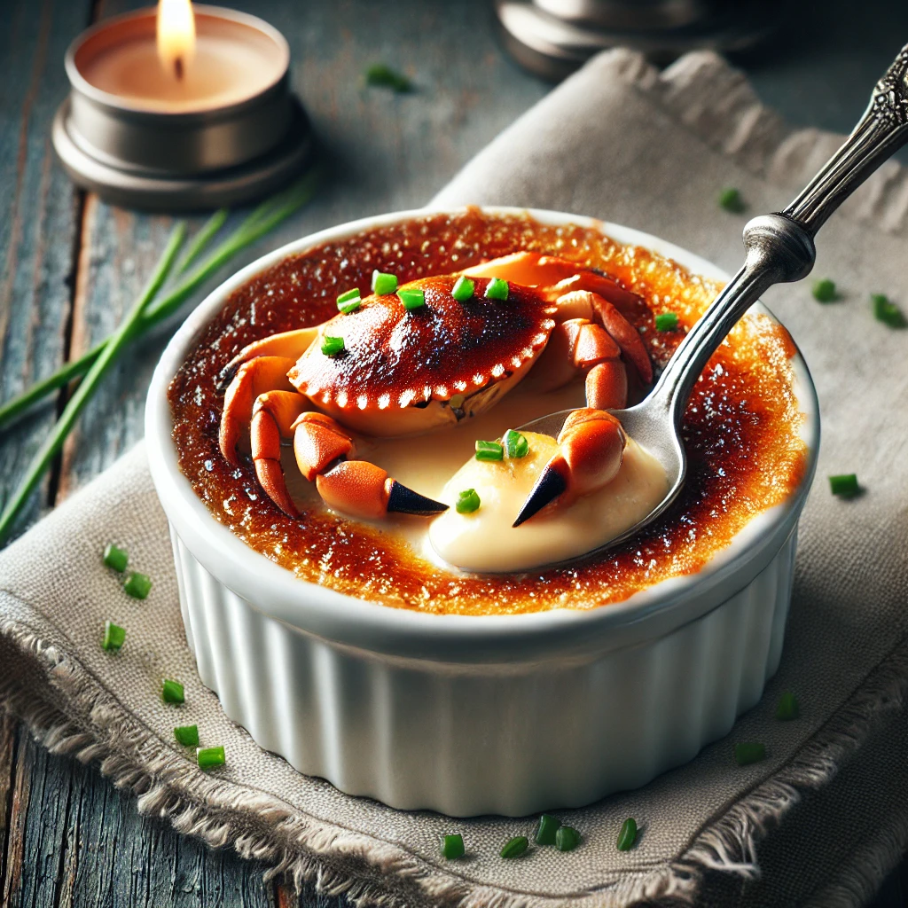 Crab Brulee recipe