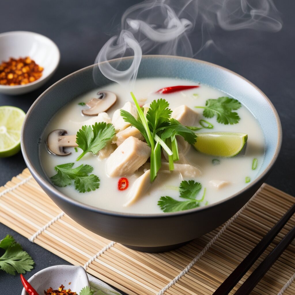 Thai Coconut Chicken Soup
