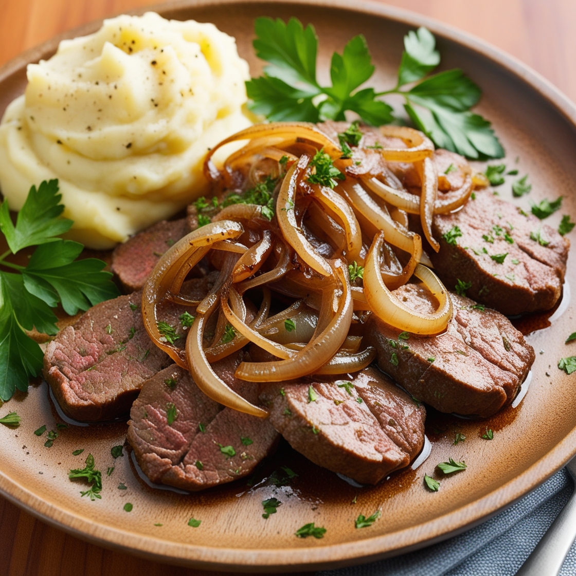 Beef liver and onions