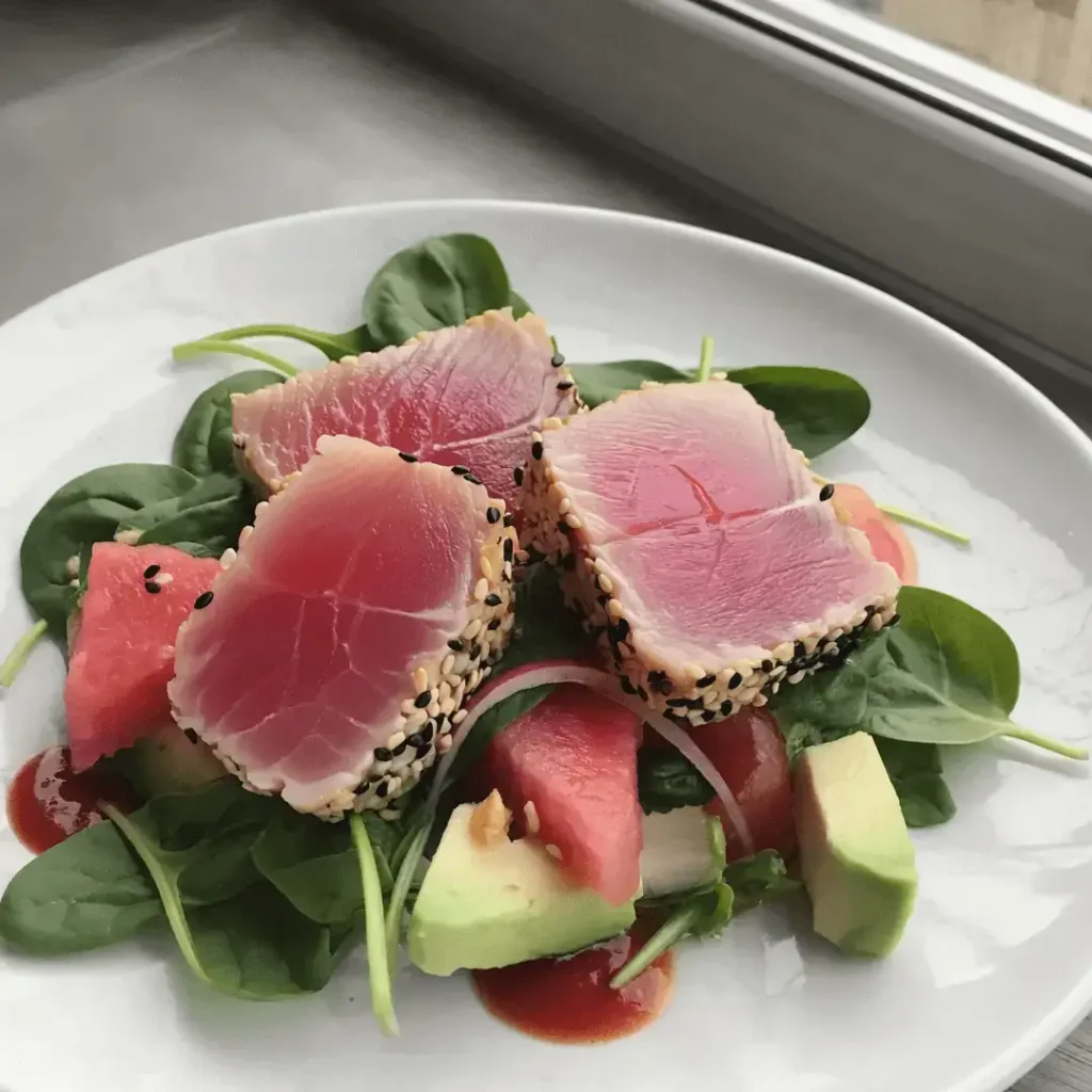 Ahi tuna salad