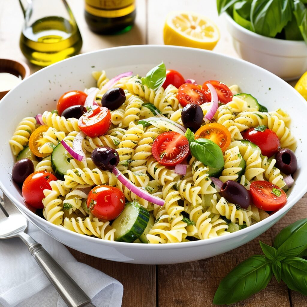 Cheap Lunch Pasta Salad