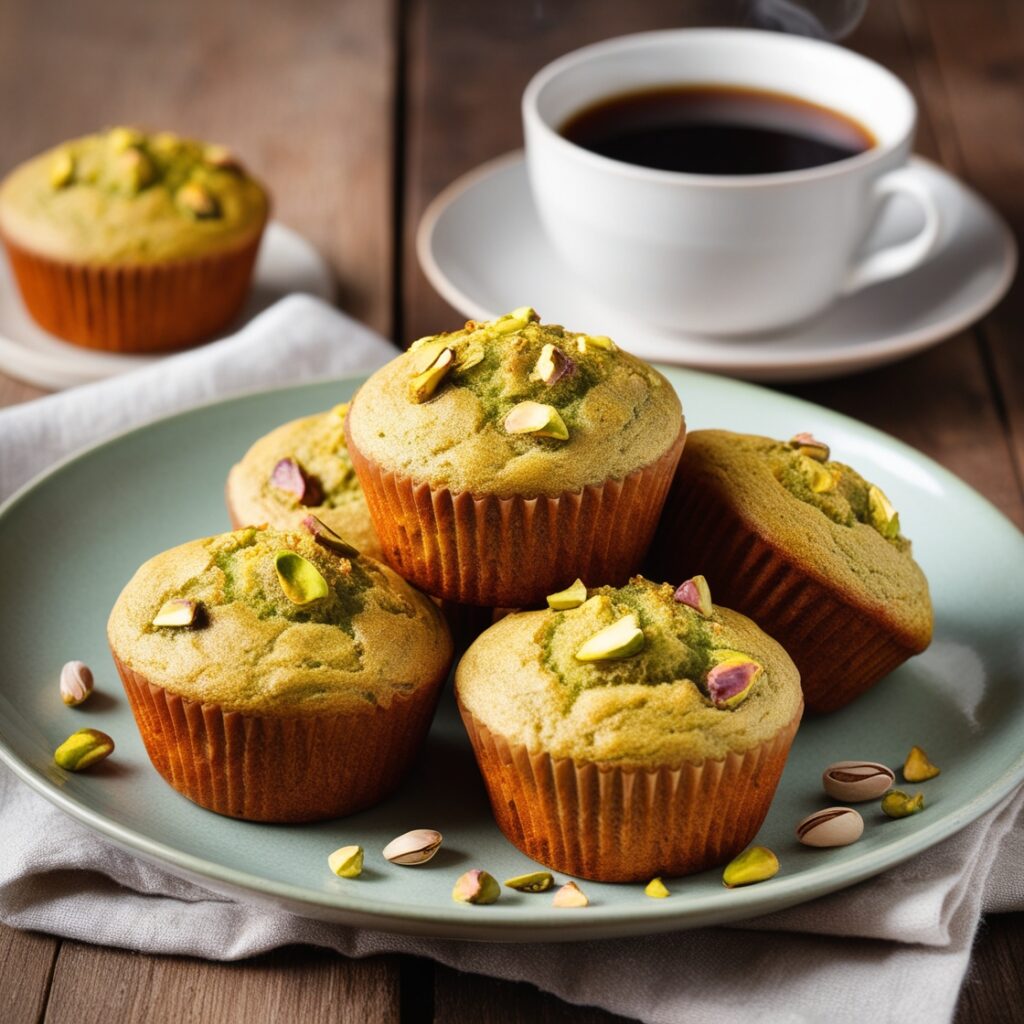 Pistachio muffins