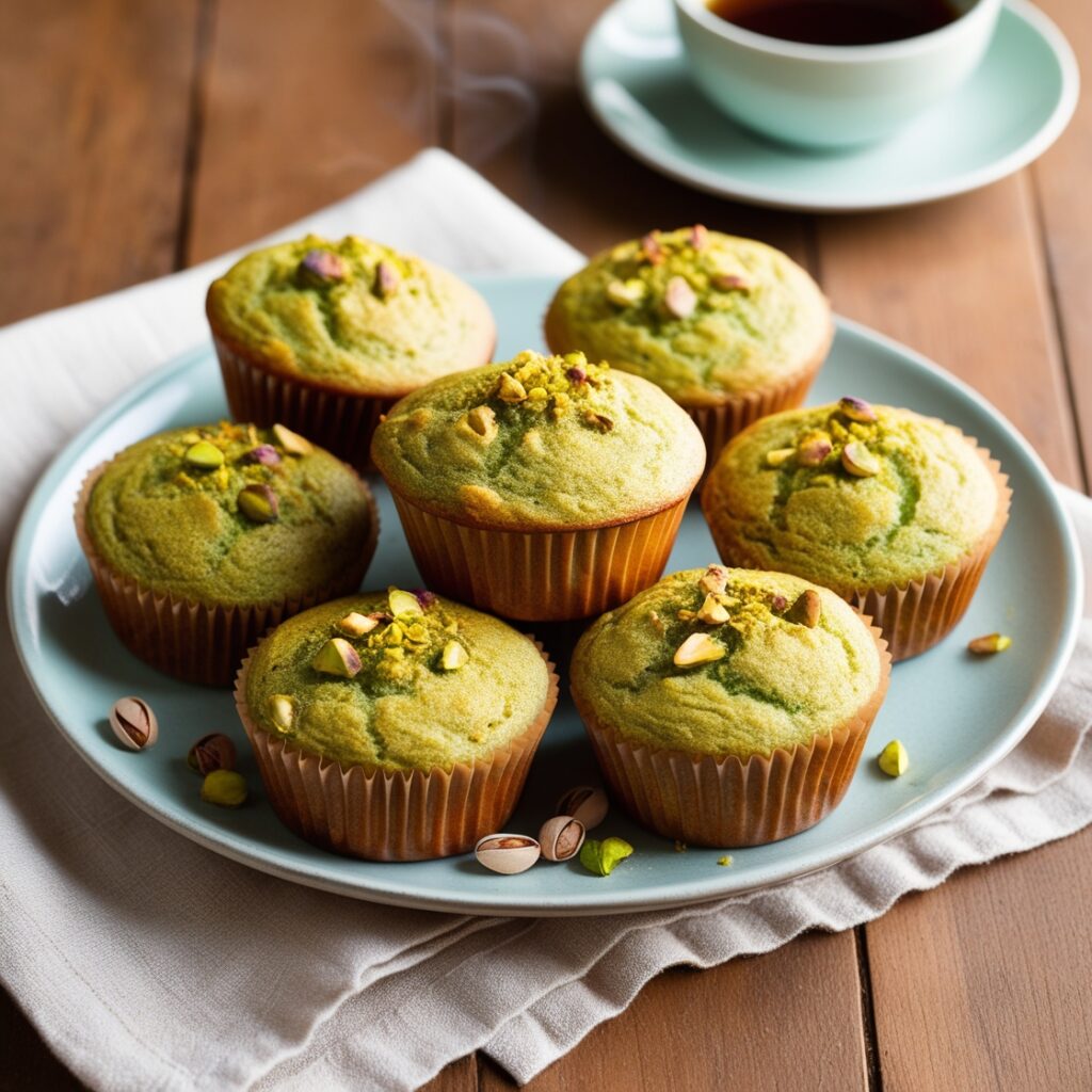 pistachio muffins